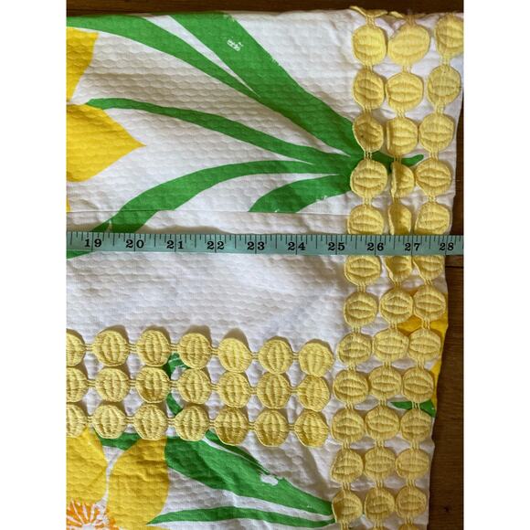 Lilly Pulitzer Pink Label Strapless White Yellow Floral Mini Dress Size 2 - Picture 9 of 12